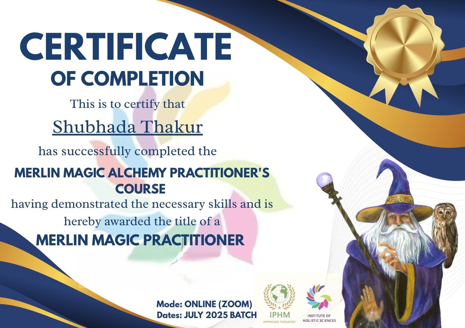 Merlin Magic certificate